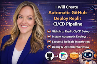 create automatic github deploy replit ci cd deploy pipeline github