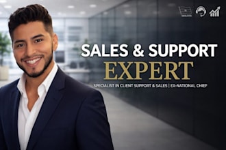 be your expert sales and support manager