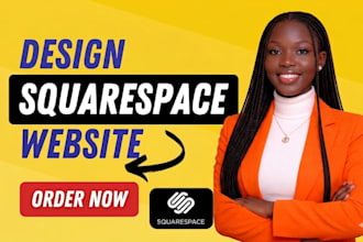 design, redesign, or build a professional squarespace website as website expert