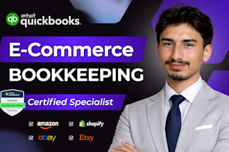 do ecommerce bookkeeping in quickbooks online for shopify amazon ebay