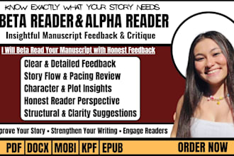 critique beta reading alpha beta reader for romance fantasy webnovel