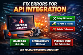 fix erros for API integration