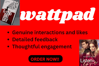 comment and review on wattpad, ao3, inkitt or royal road stories
