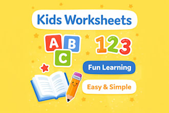 create fun and engaging worksheets for kids and preschool