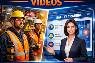 create ai safety training videos and osha compliant hse elearning courses