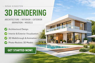 rendering architecture interior exterior design walkthrough animation model
