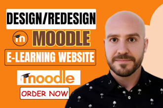 develop responsive moodle lms website for moodle elearning courses