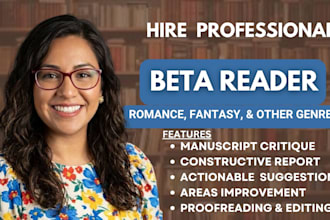 beta read fantasy, romance beta reader, horror, scifi, mystery, inline feedback
