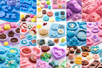 create 3d printable molds for resin, soap, chocolate and silicone