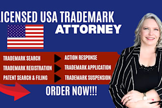 be licensed US trademark attorney patent registration trademark registration