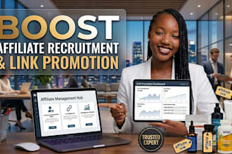 manage your affiliate launch with link promotion and recruitment