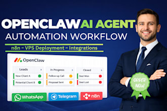 setup and build open claw ai automation workflows, install open claw vps or mac