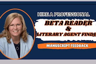 beta read your book and research top literary agents