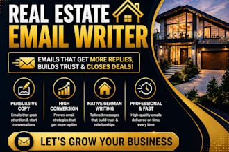 make high converting real estate email for you ,insha allah