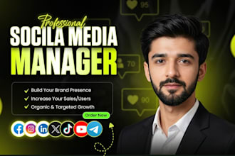 be your linkedin, x twitter social media manager for your ai, crypto projects