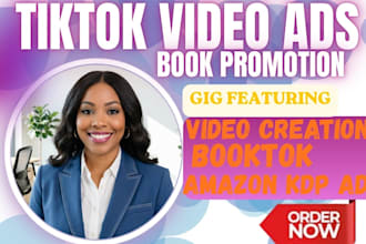 tiktok video ads book promotion ebook marketing amazon kdp ads