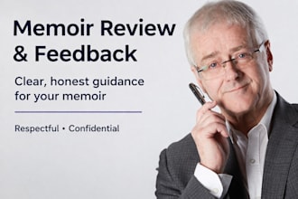 review your memoir and provide clear, honest feedback