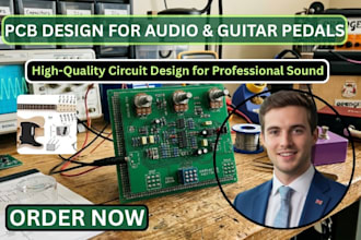 printed circuit board pcb design for audio devices and guitar pedals