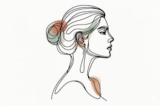 draw one line art, single line art, continuous line art