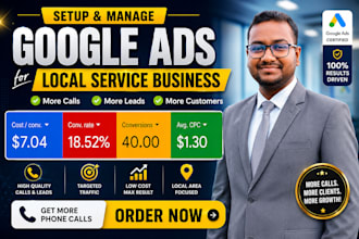 setup and manage profitable google ads for local service business