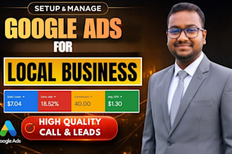setup and manage google ads for local business growth