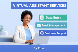 virtual assistant for data entry, email management