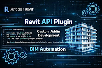 develop custom revit API plugin addin and bim automation tools