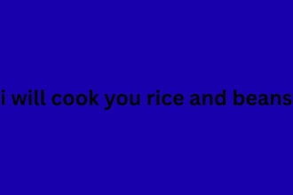 cook you rice and beans