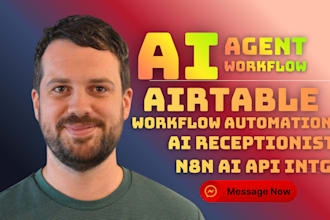 setup airtable automation n8n ai agent airtable database softr webapp CRM expert