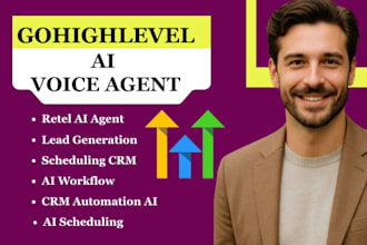 setup retell ai gohighlevel retell ai workflow ai agent  scheduling crm sync