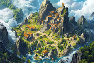 draw a fantasy map