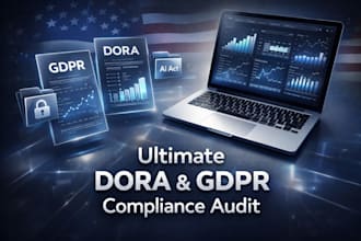 complete dora, gdpr and ai act audit for investor ready startups