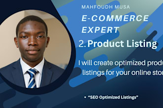 create optimized product listings for your online store