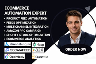 automate ecommerce feeds, amazon PPC, shopify marketplace ads