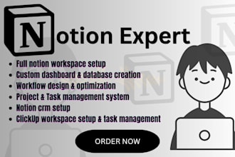 build your notion workspace, template, CRM and automation system