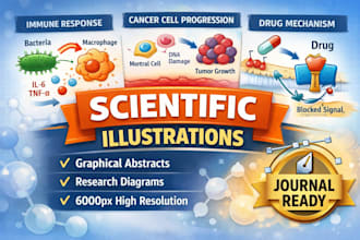 create publication ready biomedical illustrations and scientific diagrams