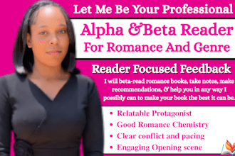 be your romance beta reader, horror beta reader, beta reader, double beta reader