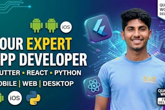 build full stack app with flutter react native firebase