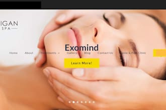 design medical spa website, med spa, cosmetic clinic and wellness website