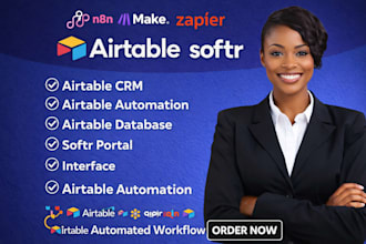 setup airtable crm airtable automation airtable softr workflow database webapp