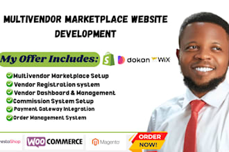 shopify multi vendor ecommerce marketplace wordpress dokan multivendor website