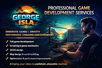 roblox full game creation, full game development, roblox game, roblox scripter