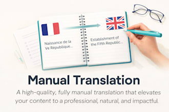 do manual translations for tourism businesses