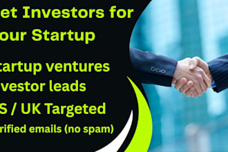 find startup investors and run targeted outreach campaigns