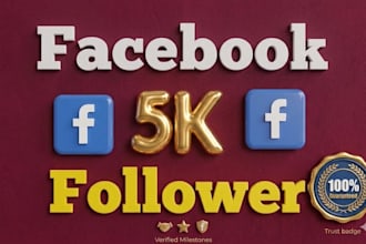 get you 20,000 facebook USA followers high quality service
