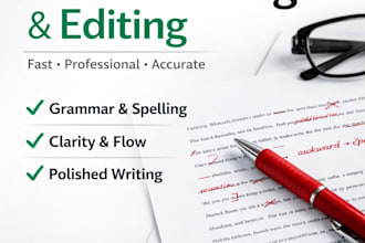 proofread edit and revise your document