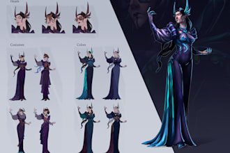 develop character design and concept art for your game