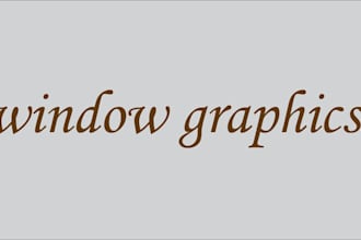 make modern window shopfront and storefront graphics