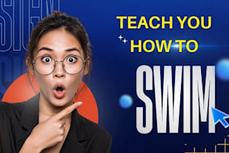 coach you to learn swimming step by step for beginners