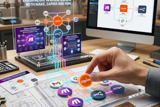 automate your business with make, zapier and  n8n